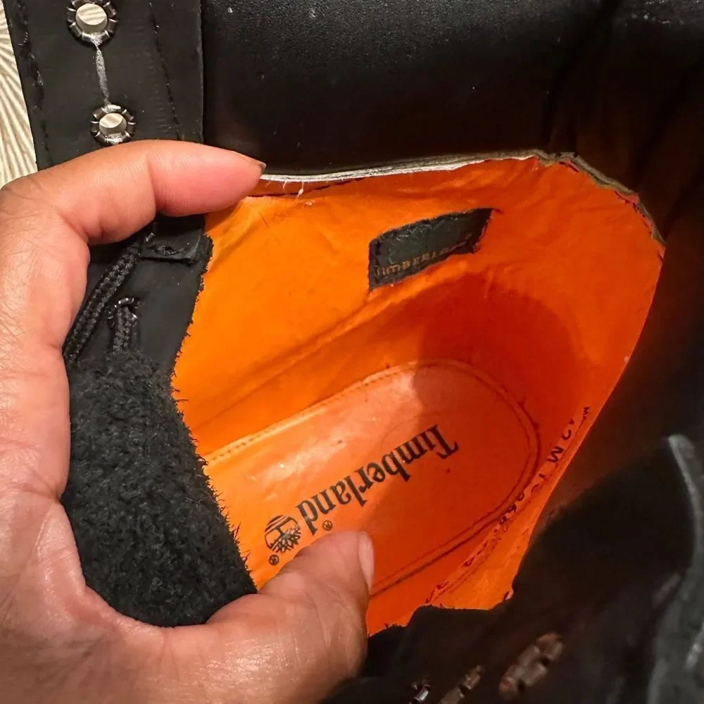 LV x Timberland Black Boots